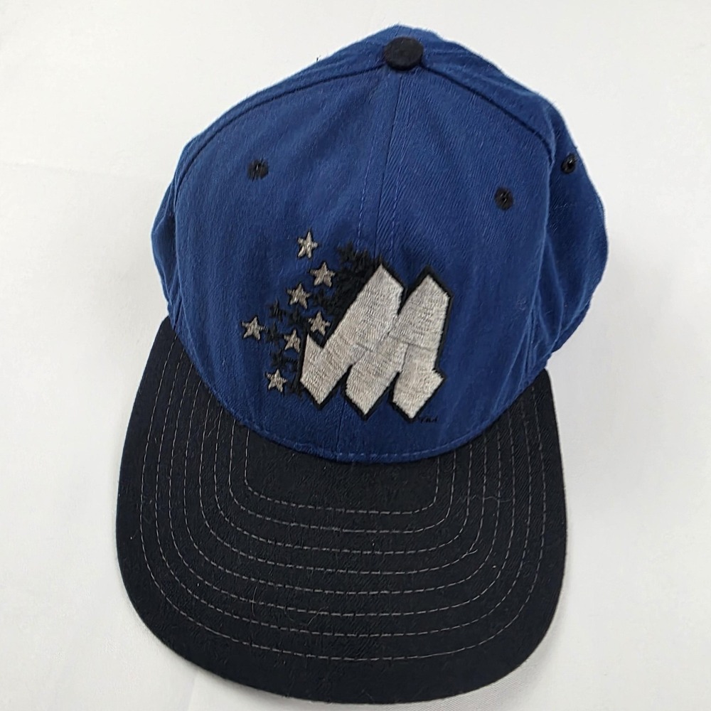Vintage Orlando Magic Hat Cap Snap Back Mens Large Blue NBA Basketball New Era